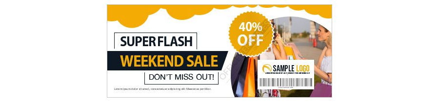 Download Weekend Sale Discount Voucher Format for Microsoft Word