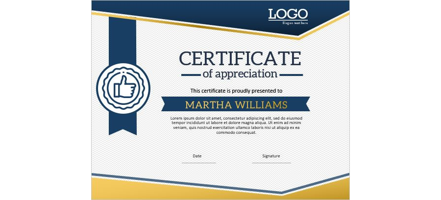 Download Certificate of Appreciation Template