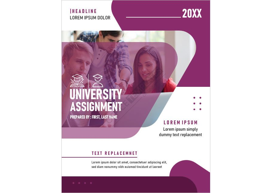 Cover Page Template for University Assignments - 05