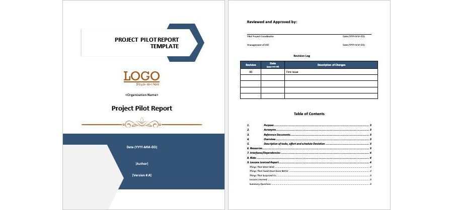 Download Pilot Project Report Template