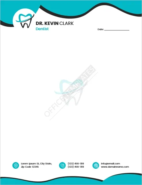 Dentist Letterhead Template