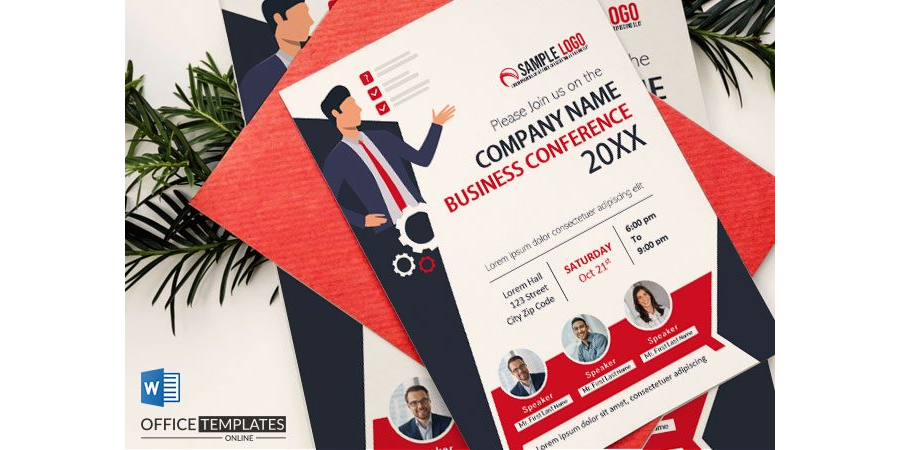 Business Conference Meeting Invitation Template