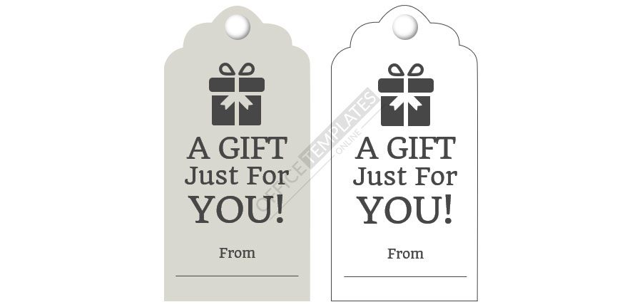 Download Gift Hang-tag Template for Microsoft Word