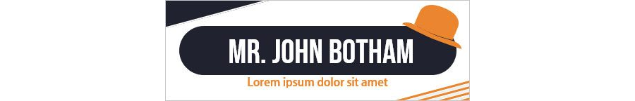 Name Tag template for MS Word - 05