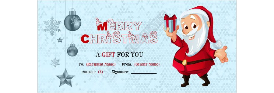 Christmas Gift Certificate Template - 20