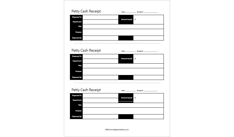 Cash Receipt Template