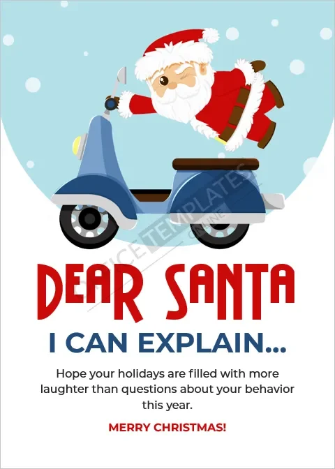 Funny Christmas Greeting Card