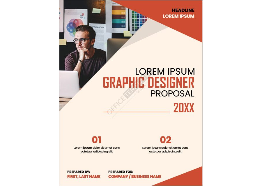 Graphic Designer Proposal Cover Page Template