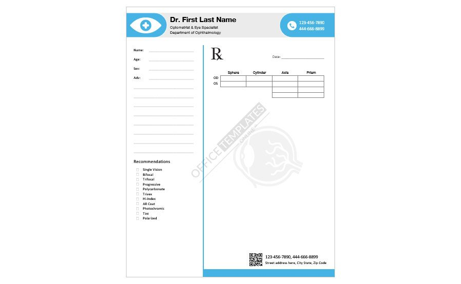 Download Optometrist and Eye Specialist Letterhead Format in MS Word