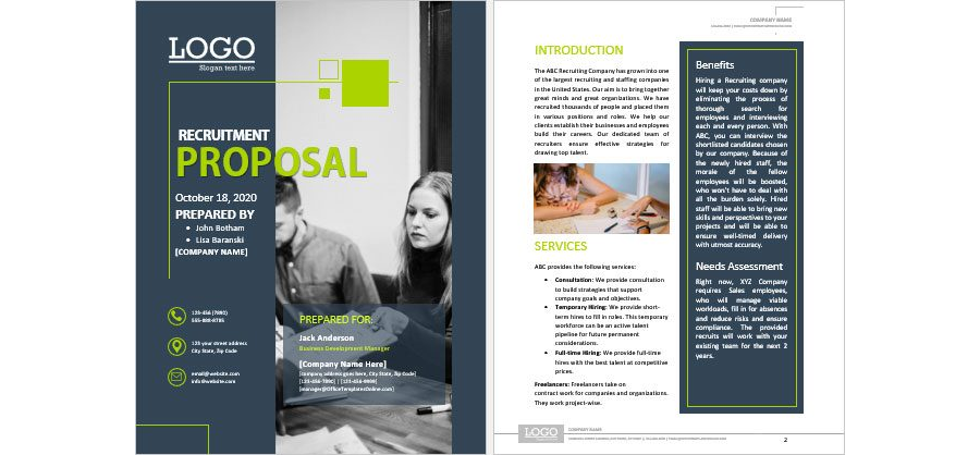 Recruitment Business Proposal Template