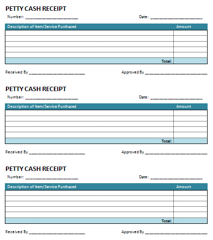 receipt word document