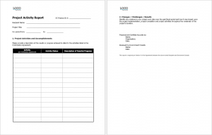 Sample Project Activities Report 6+ Professional Project Report Templates for Microsoft Word