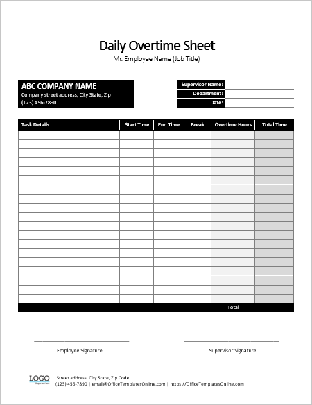 overtime-sheet-template