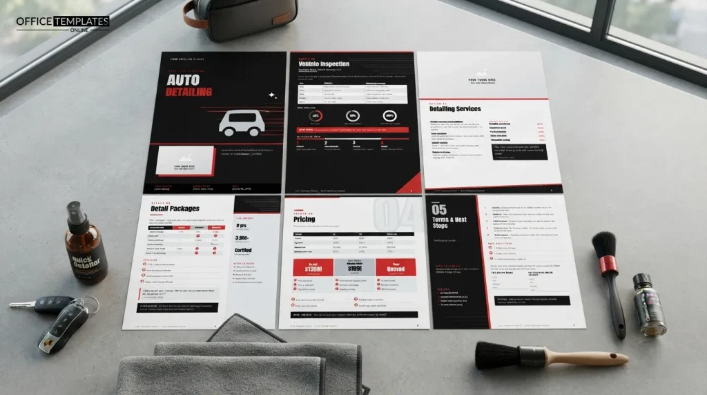 Auto Detailing Services Proposal Preview 1024x572
