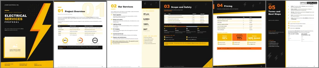 Electrical Services Proposal Preview 1024x221