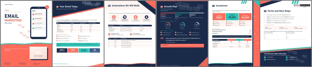 Email Marketing Services Proposal Preview 1024x221