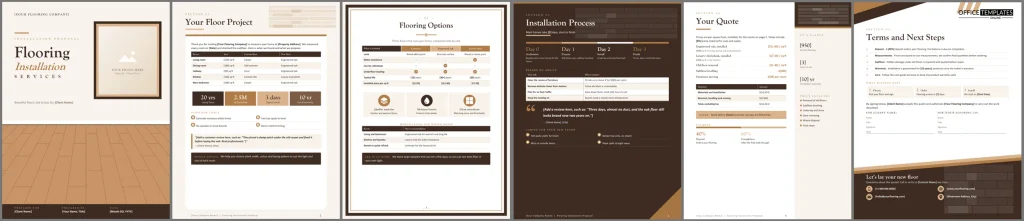Flooring Installation Services Proposal Preview 1024x221