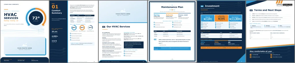 HVAC Services Proposal Preview 1024x221
