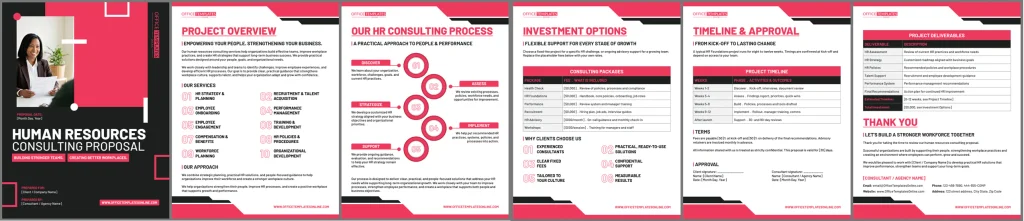 Human Resources Consulting Proposal Preview 1024x221