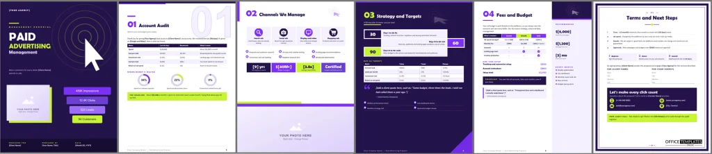 Paid Advertising Management Proposal Preview 1024x222