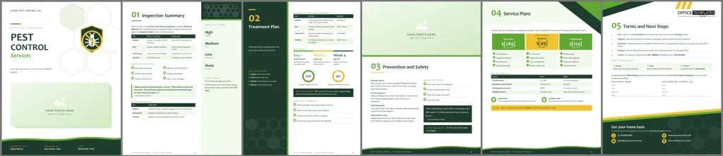 Pest Control Services Proposal Preview 1024x222