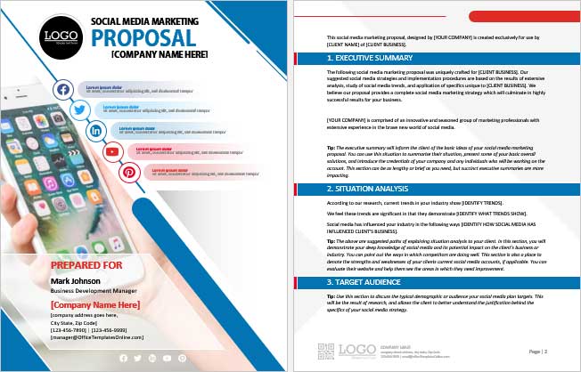 business proposal template word download