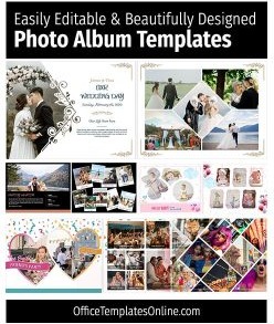 5+ Easily Editable Beautifully Resigned Photo Album Templates in MS Word