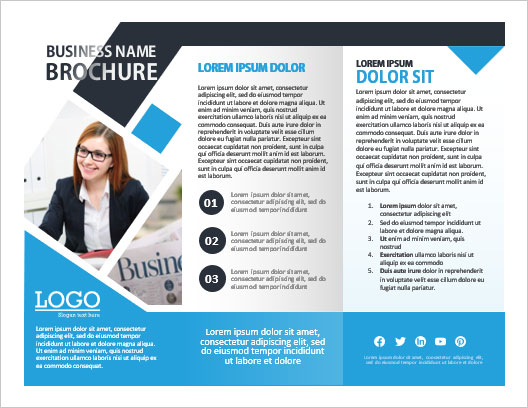 microsoft word tri fold brochure template