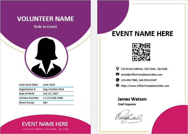 id card design template free download