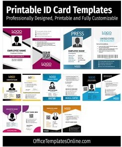 Create Stunning ID Cards Fast – 25+ Free MS Word Templates