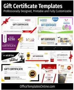 20+ Free Gift Certificate and Voucher Templates
