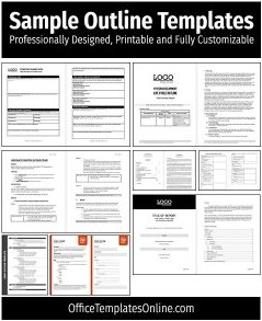 36+ Free Outline Templates and Formats for MS Word