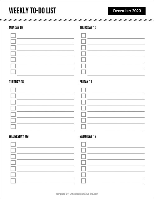 Daily To-Do List Template - 7+ Free PDF Documents Download