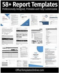 58+ Free Ready-made Report Templates for MS Word & Excel