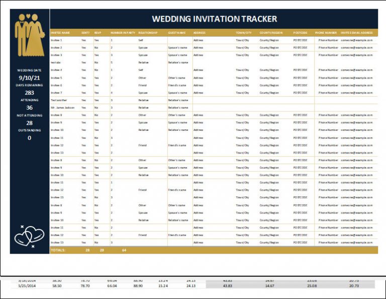 14+ Free Trackers and Planners Templates for MS Excel