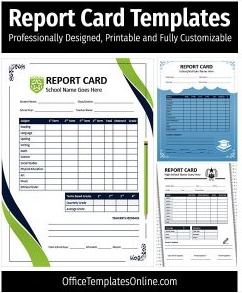 Free, Easy-to-Use Report Card Templates for Homeschool, Pre-School, and High-School