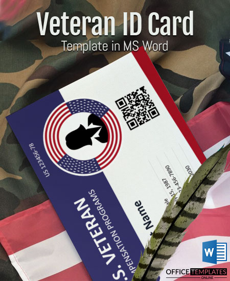 Download Free Veteran ID Card Templates For MS Word