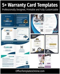 5+ Premium Warranty Card & Certificate Templates for Free