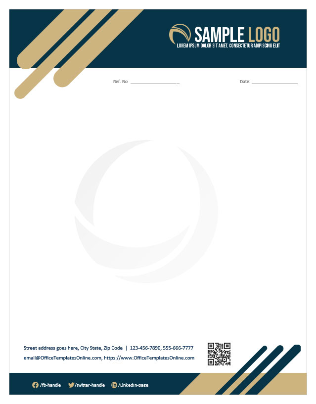 5  Modern Letterhead Templates Designs for MS Word