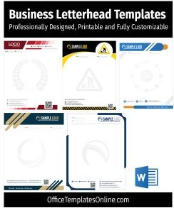 5+ Modern Letterhead Templates & Designs for MS Word