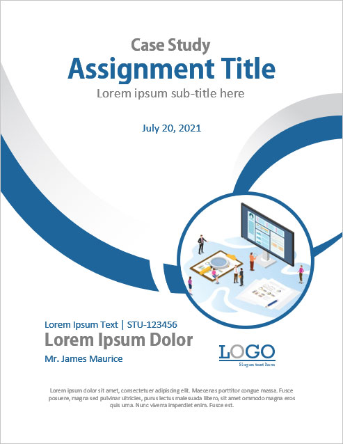 cover page for assignment online