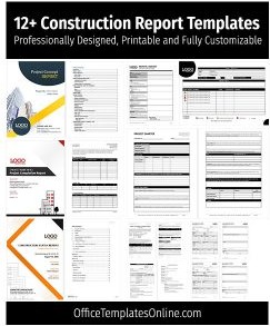 12+ Construction Report Templates in MS Word