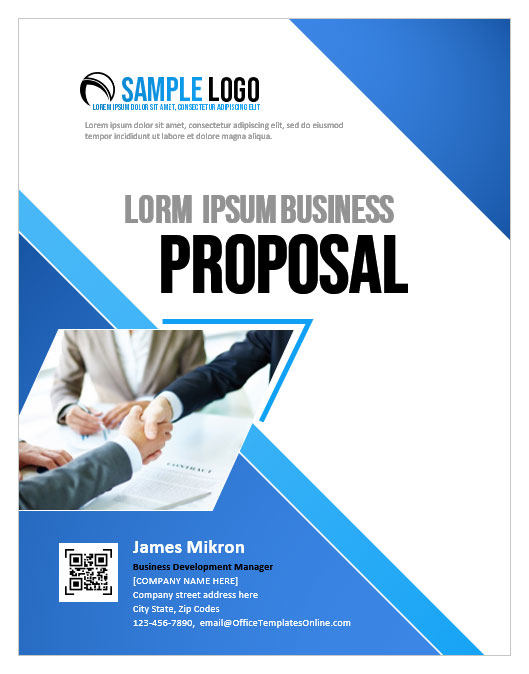 Proposal Cover Page Template