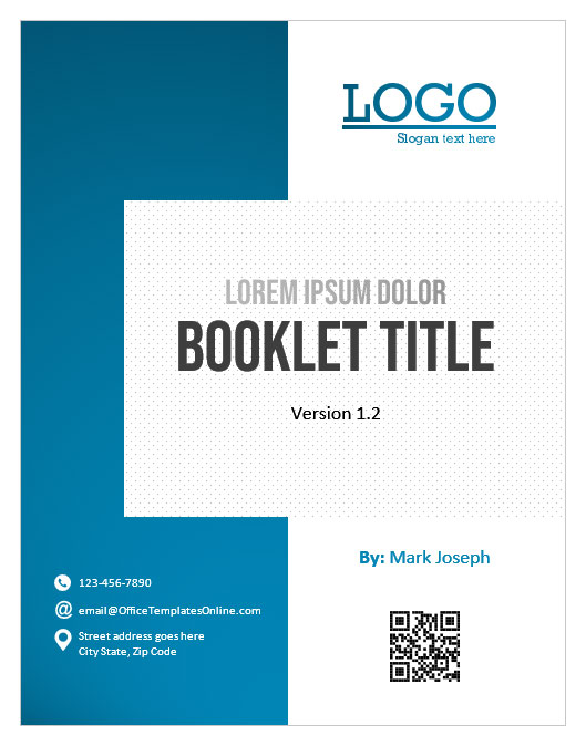 download template cover page word