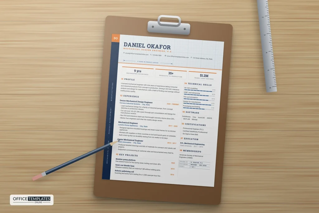 Mechanical Engineer Resume Template Mockup 1 1024x683