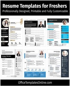 Build a Strong First Impression with 22 Freshers’ Resume Templates