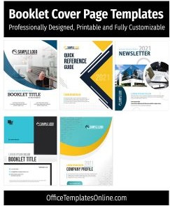 18 Free Cover Page Templates to Unleash Your Booklet’s Brilliance
