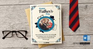 14+ Printable Father's Day Card Designs &amp; Formats in MS Word