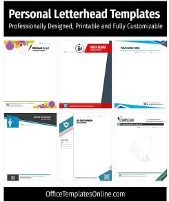 13+ FREE Personal Letterhead Templates & Designs for MS Word