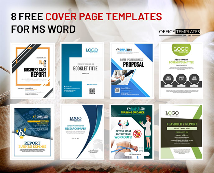 100+ Free Cover Page Templates for MS Word - Office Templates Online